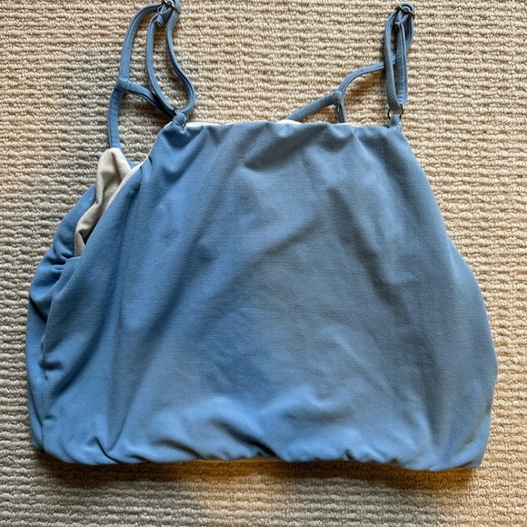 Wolven Blue Juniper Leggings and Crop Top Set - Picture 7 of 9